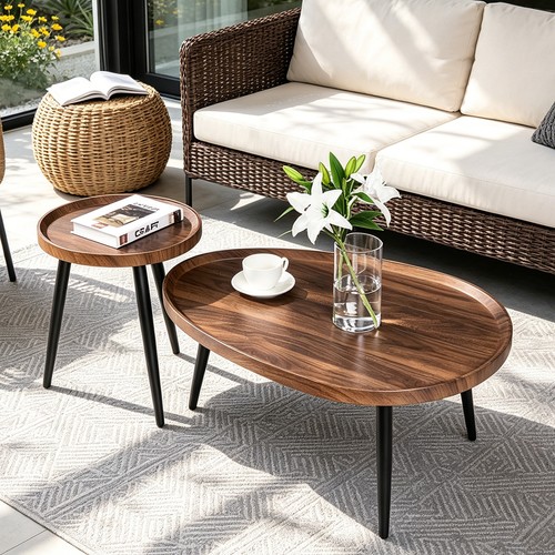 2pc small round coffee - small,